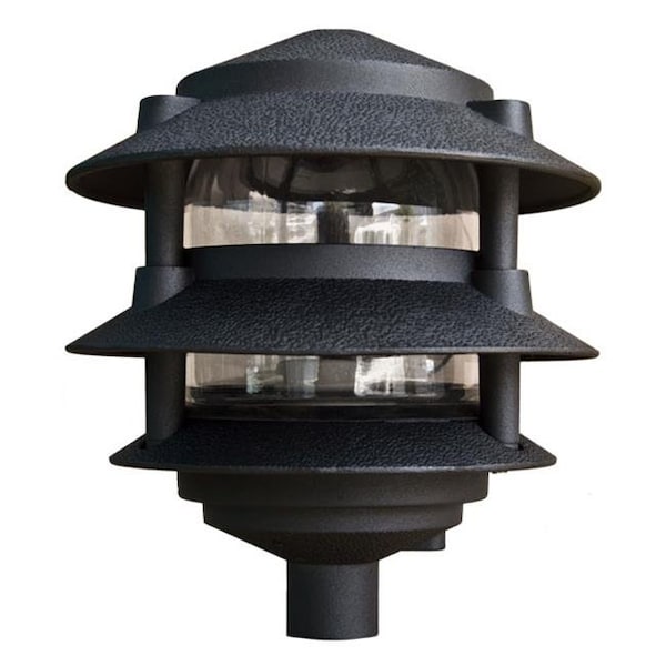 Dabmar Lighting <b>Features</b><ul><li>Cast Aluminum Three Tier Pagoda Light</li><li>Durable Cast Aluminum Construct D5000-B - main